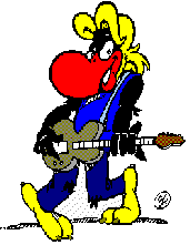 Cartoon Rock Band Figure